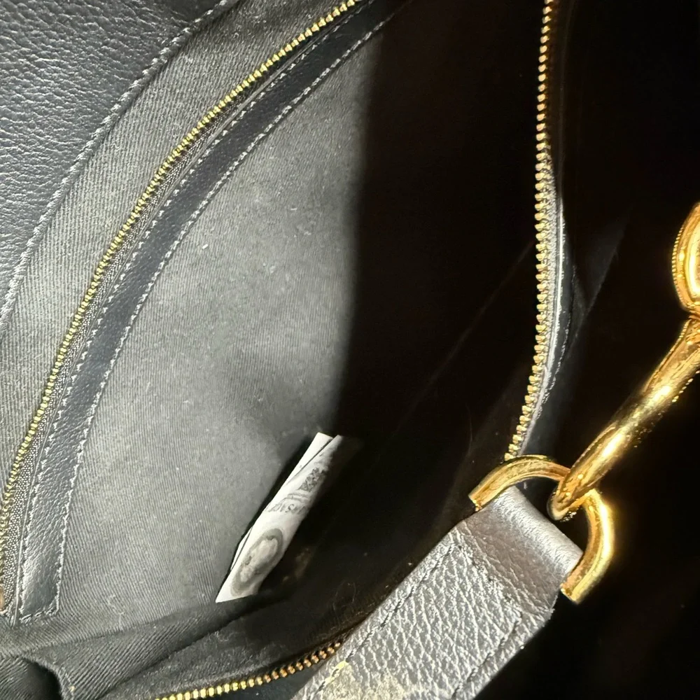 Versace Black and Gold Medusa Satchel - Picture 5 of 5